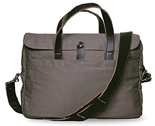 Wiley Gear Twill and Genuine Leather Computer Briefcase