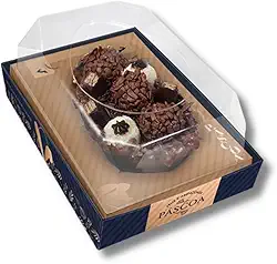 Kit 10 Caixas Ovo de Colher Line Blue 250g 350g 50g