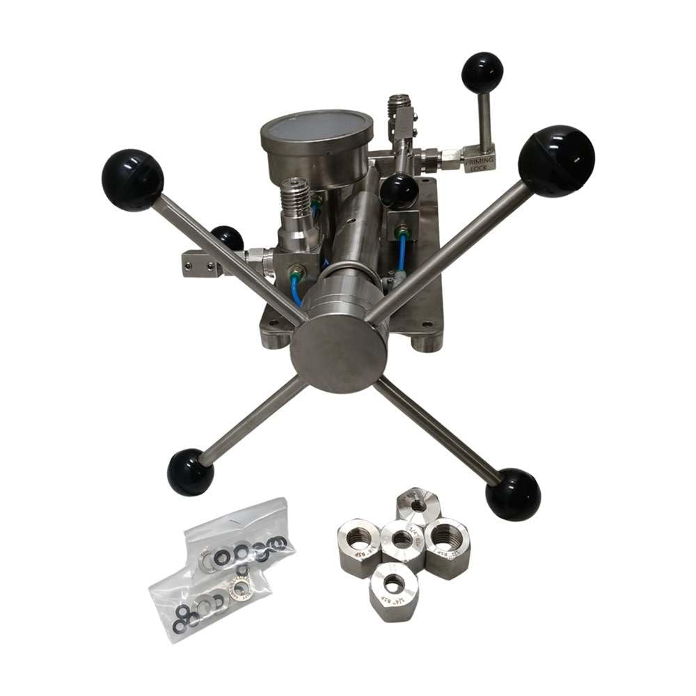 Calibrador de presión y vacío de mesa (rango: 0-1000 kg/cm²) para laboratorios de calibración productos farmacéuticos y petroquímicos Modelo: AI-PCAL1