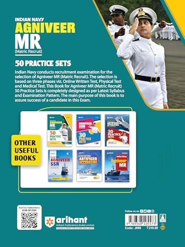 Image of Indian Navy Agniveer MR 50 Practice Sets