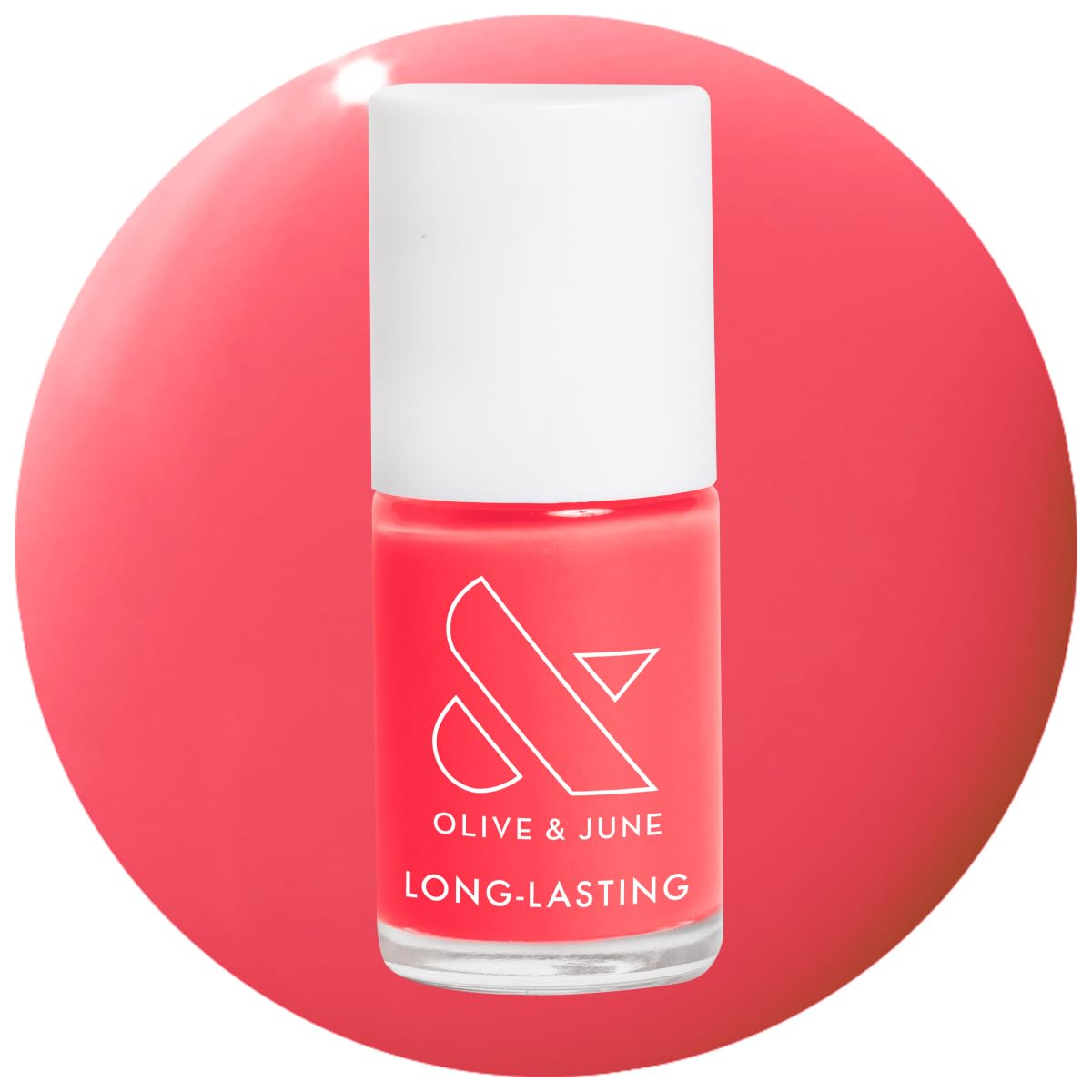 Olive & June Long Lasting Nail Polish, Maine Character Energy | Plump gel-like finish, no lamp needed; 15-free, vegan, chip-resistant; lasts up to 10
