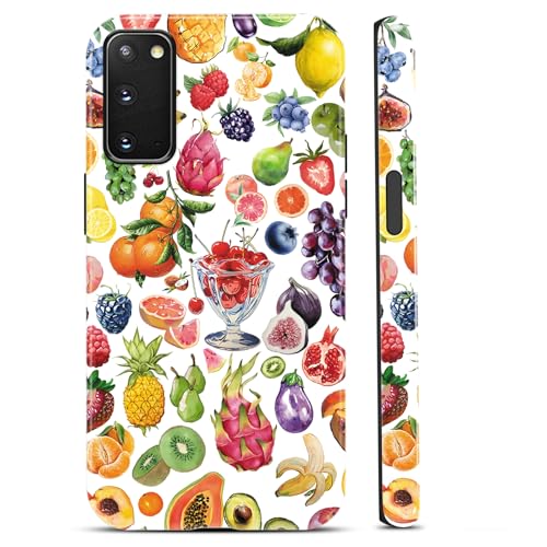 Coque antichoc Samsung S20 FE 5G motifs fruits anti-rayures