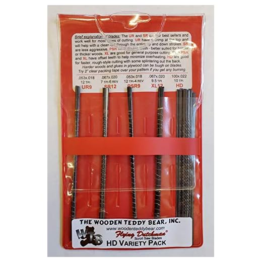 Flying Dutchman Heavy Duty Five Dozen Scroll Saw Blade Variety Pack