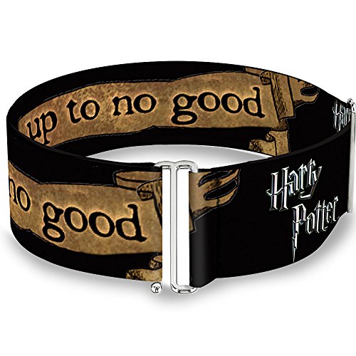 Buckle-Down Women's Cinch Belt Potter I Solumnly Swear No Good 23 to 42 Inch, Multicolor