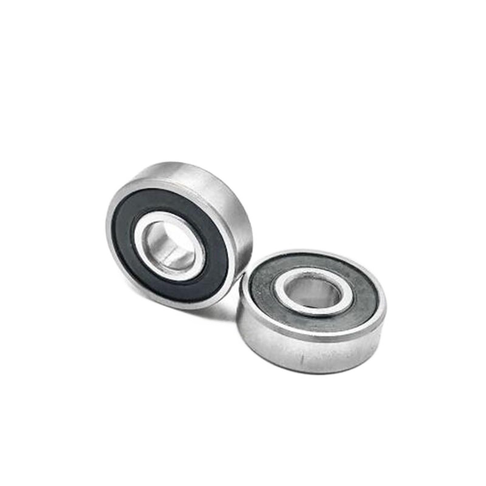 NOBIRTBSA 6000 6001 6900 6901 6902 6903 2RS Deep Groove Ball Bearing Bearing Steel 12X24X6 Mm 5Pcs(6000RS)