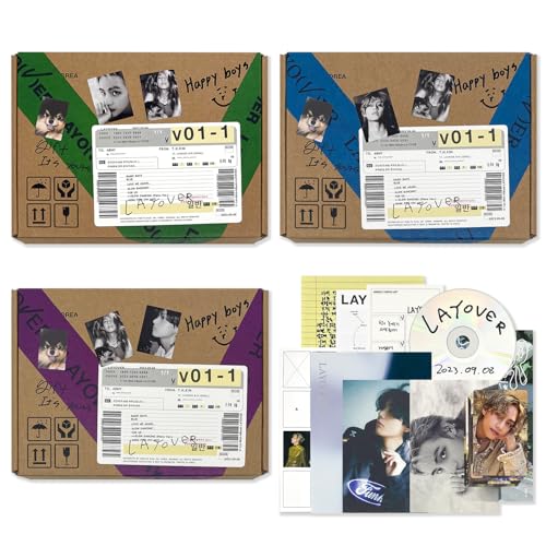 V - [Layover] (Random Ver.) Photobook + Lyric Book + Postcards + Photocards + Poster + CD + Gift