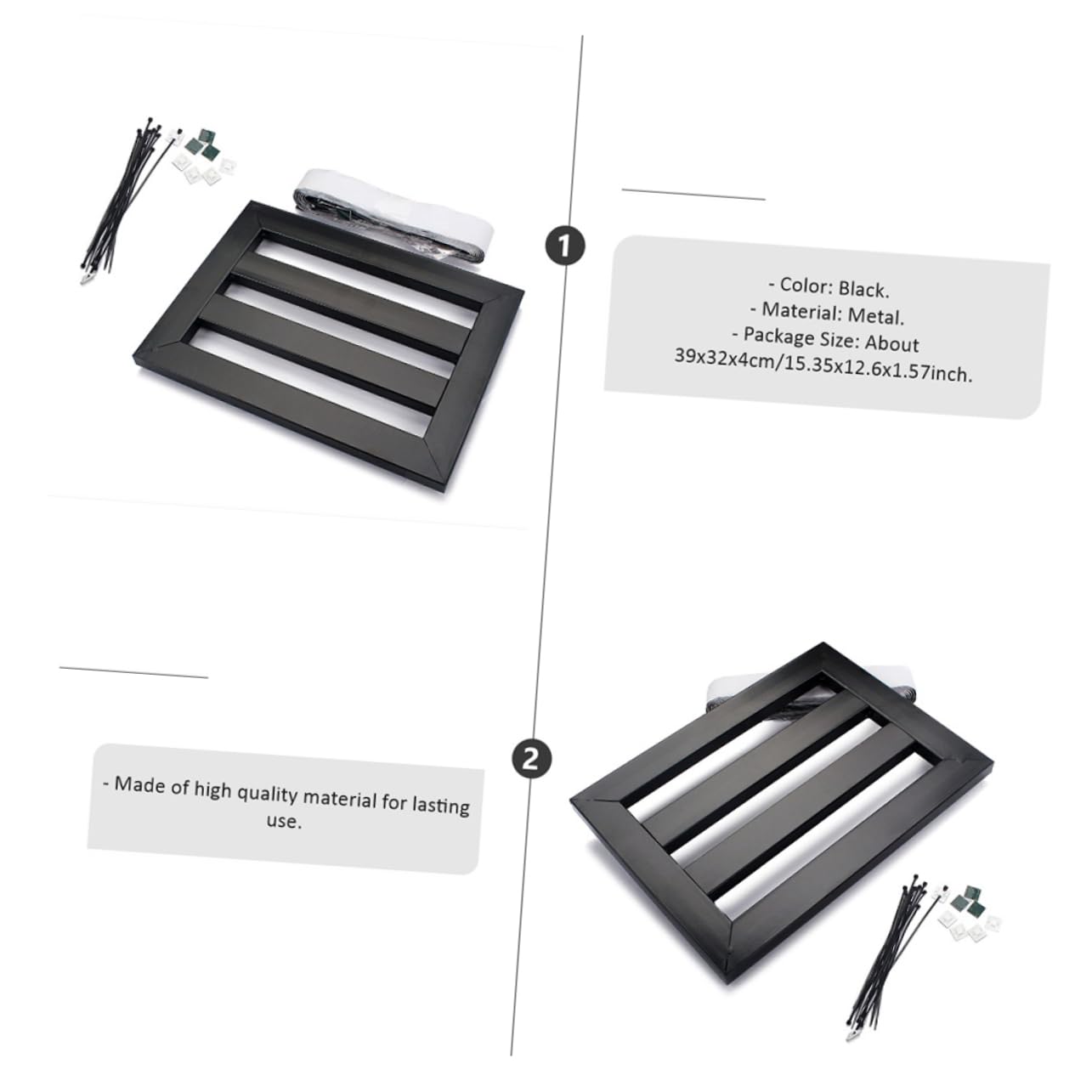 BESTonZON Effect Accessory Kit 28pcs Electric Guitar Effector Holder Easy Install Hook and Loop Design