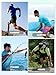Mens Short Sleeve T Shirts Dry Fit Summer Shirts Ultra Lightweight UV Protection Hiking Shirts Athletic Jersey Active T-Shirt Azure