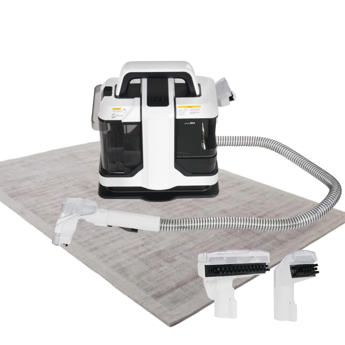 450W Portable Carpet Cleaner Machine Upholstery Spot Cleaner Carpet Couch Deep Cleaner Handheld Rug Cleaner with Dual Size