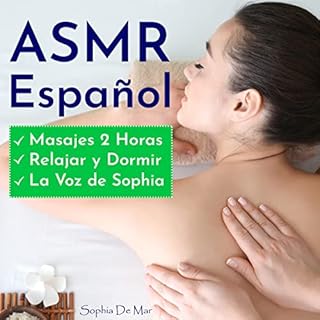 Diseño de la portada del título Masajes 2 Horas - Relajar y Dormir - la Voz de Sophia