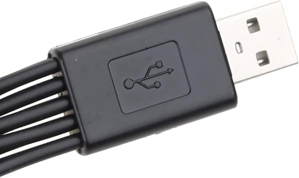 10 in 1 USB Cable for Smartphone Charging 20cm / 7.87in to Multi Plug Phone - 5