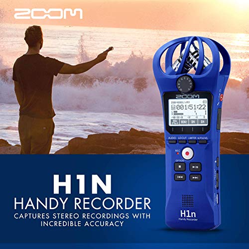 image for Zoom H1n 2-Input / 2-Track Portable Handy Recorder with Onboard X/Y Mi