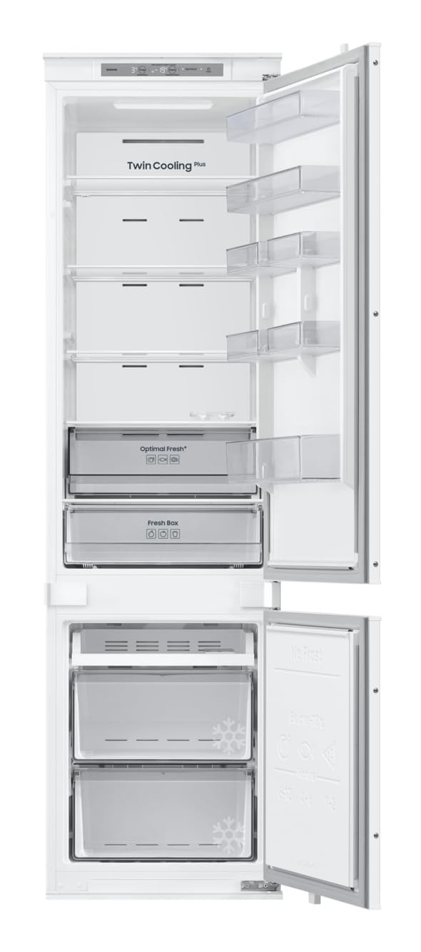 Samsung BRB70F30BES0 F1rst 60 AI Plus Frigorifero da Incasso Combinato Total No Frost Classe E Wi Fi Altezza 194 cm