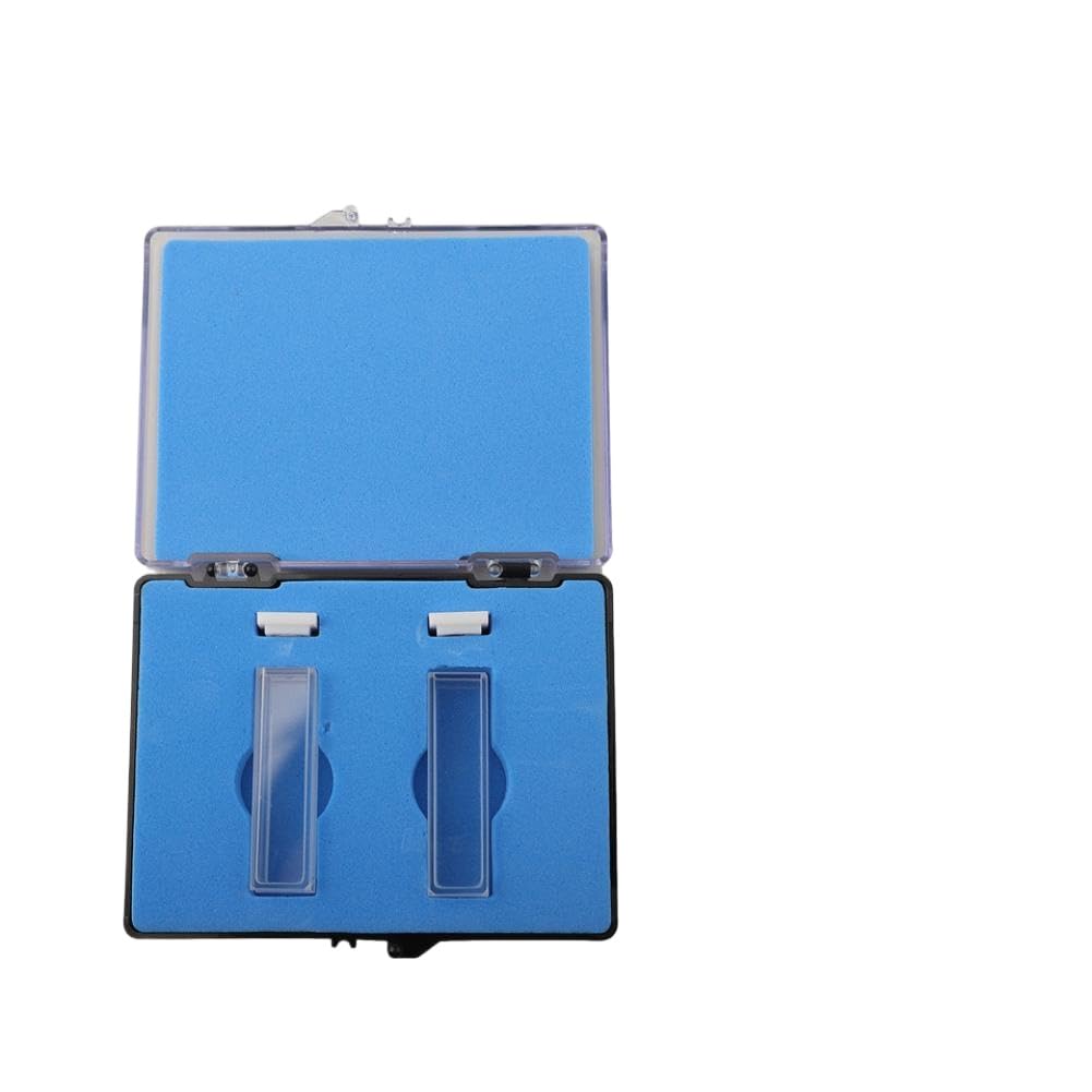Quarzküvette mit transparenten Seiten 12.5x12.5x45mm versiegelter Deckel