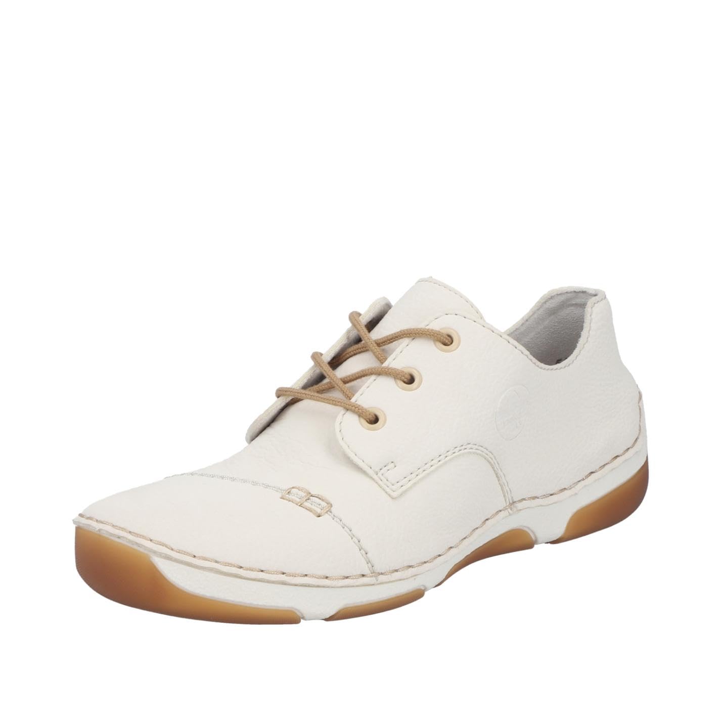 Rieker Women's 55920 Lace-Up Shoes, White, 42 EU