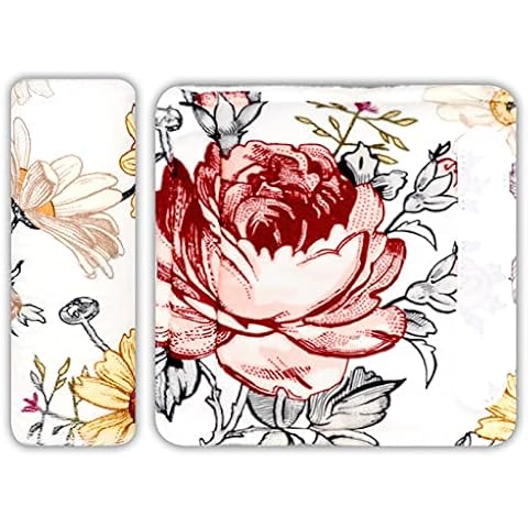 Baby Car Seat Strap Covers Shoulder Pads for Baby Kid, Super Soft Infant Carseat Belt Covers for All Car Seat Stroller, Floral Cover