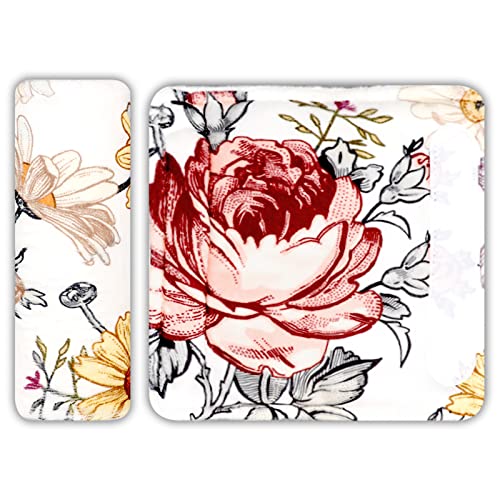 Image of Baby Car Seat Strap Covers Shoulder Pads for Baby Kid, Super Soft Infant Carseat Belt Covers for All Car Seat Stroller, Floral