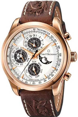 Carl F Bucherer Limited Edition 18K Rose Gold Manero Chronograph Perpetual Automatic