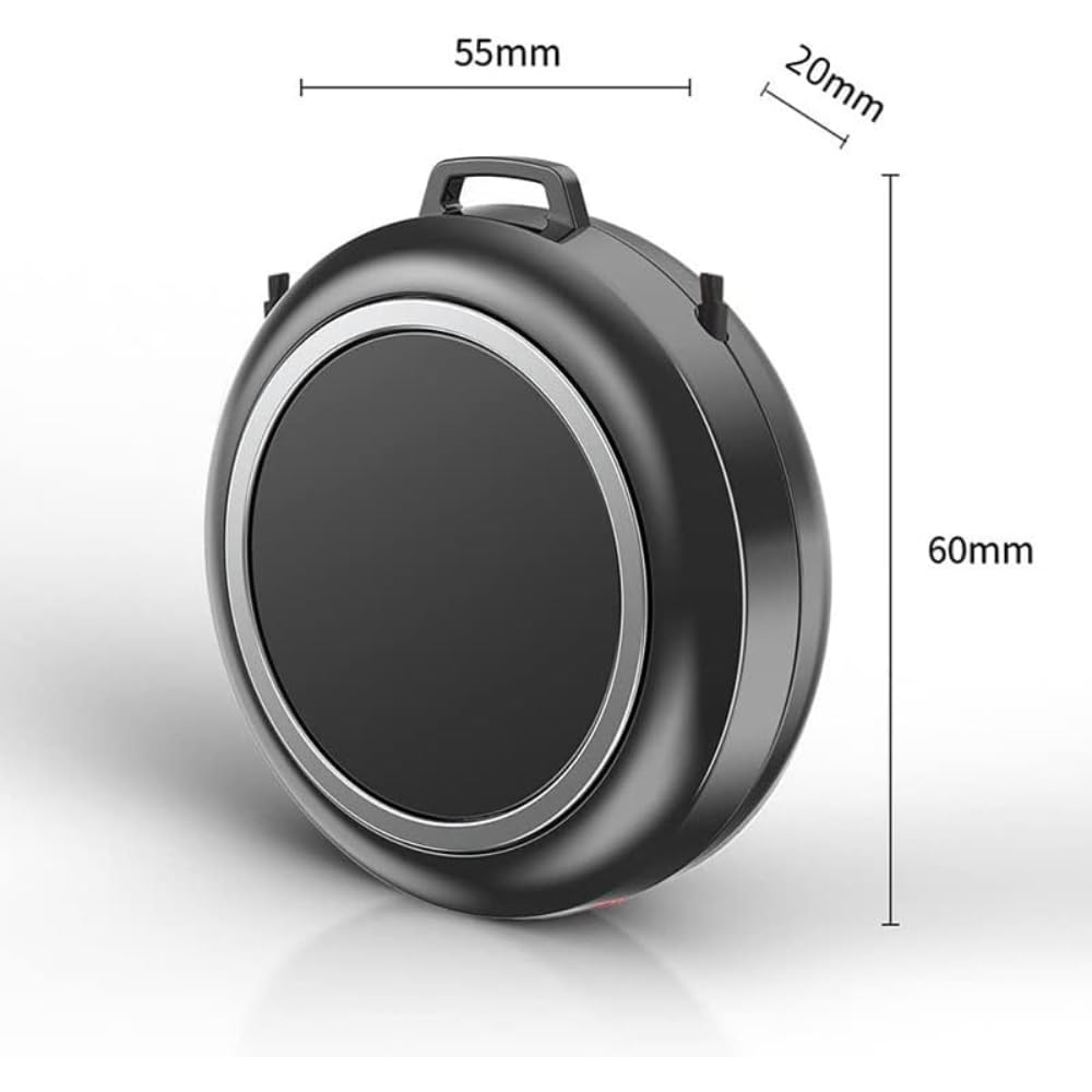 AMERTEER Portable Air Purifier Necklace, Personal Air Purifier, Travel Personal Mini Air Purifier, Ion Generator Air Cleaner, Compact USB Charging, Remove Pets Smell, Smoke and Dust (Black) 1