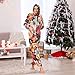 Joisal Red Grey Floral Adult Onesie Costume Women One Piece Pajamas Fashion Men's Full Body Pjs X-Large