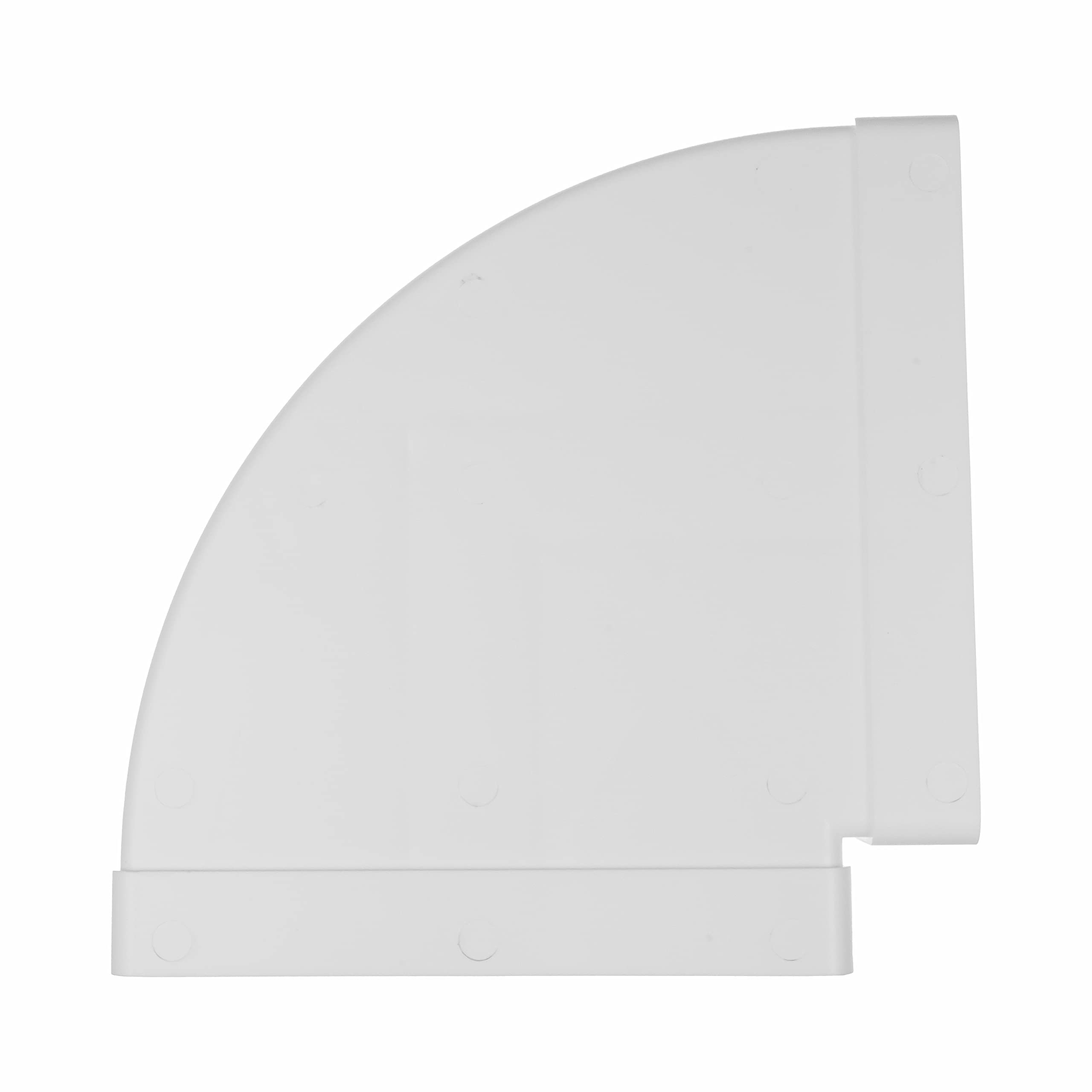 Vent Systems Coude de tuyau rectangulaire horizontal de 220 x 90 mm pour le raccordement des tuyaux. Angle : 90°. Système de ventilation, chauffage, refroidissement.