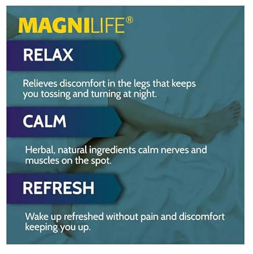 image for MagniLife Relaxing Leg Cream PM, Restless Legs, Deep Penetrating Topic