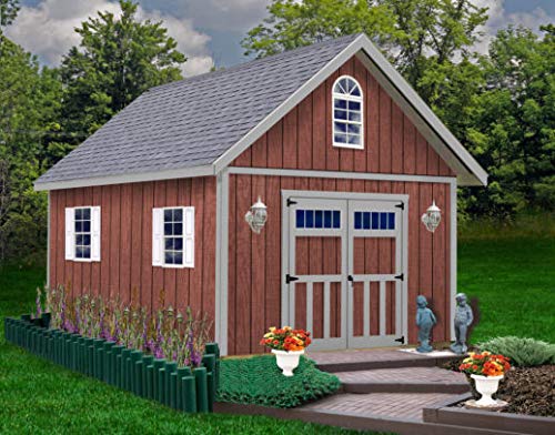 Best Barns Springfield 12 ft. x 16 ft. Wood Storage Shed Kit without Floor