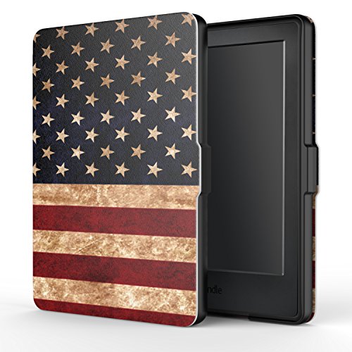 MoKo Case for Kindle E-reader (8th Generation 2016) - The Thinnest and Lightest  Cover with Auto Wake/Sleep for Amazon Kindle (6 Display, 8th Gen 2016 Release), Fantasy Diamond