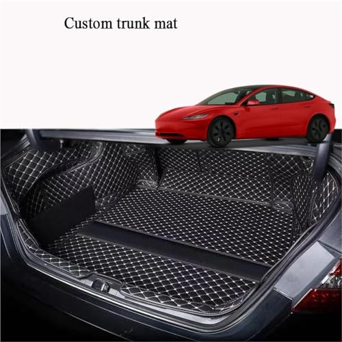 Estera de maletero para Tesla Model 3 2019 impermeable con revestimiento protector de carga 2
