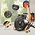 Greenhouse Heater with Digital Thermostat Portable 1500W Space Heater Fan for Garage, Pet's House Greenhouse Fast Heating & Overheat Protection, Ideal for Winter Use