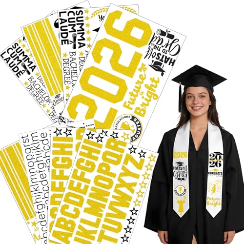 Save $4 on DIY Graduation Stole Iron-on Decals with Code 93T493RC