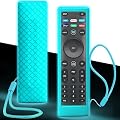 Case for Vizio TV Remote, Cover Compatible with Vizio Smart TV Remote Control XRT136 / XRT140 Silicon Universal Sleeve Skin Glow in The Dark Blue