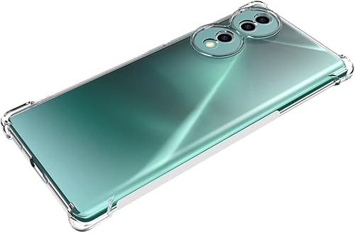 Miniatura 5 de Caso para Honor 70 5G Clear TPU cuatro esquinas cubierta protectora transparente suave funda