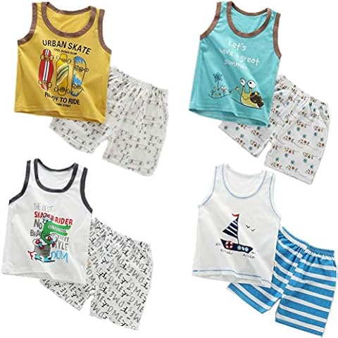 Conjunto de ropa para bebés niño sin mangas XM-Amigo thumbnail