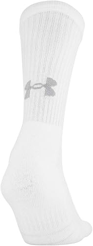 Miniatura 5 de Under Armour unisex-adult mens Training Cotton Crew Socks, Multipairs