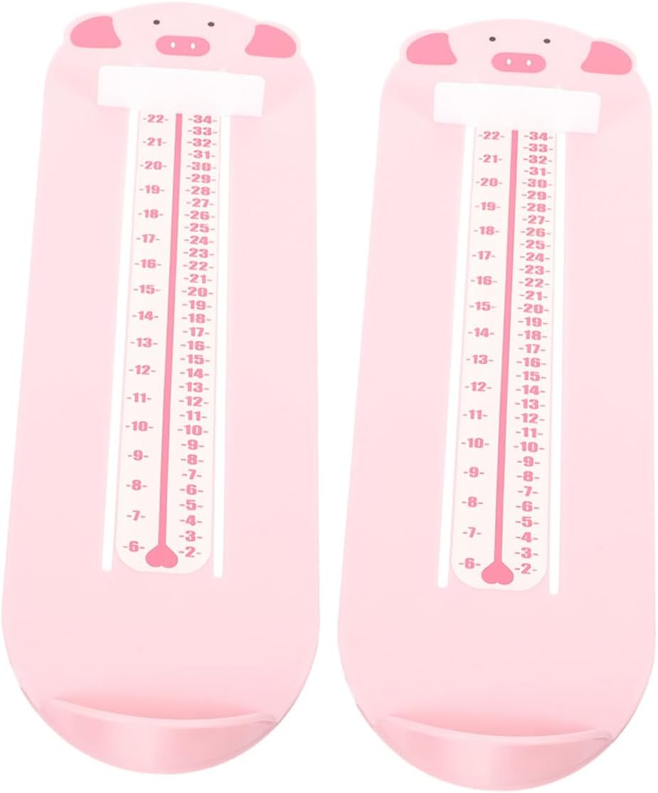 HOMSFOU 2pcs Foot Length Measure Gauge – Shoe Measuring Device for 0-8 Years – Accurate Foot Ruler for Shoe Size Measurement at Home