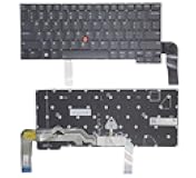 Generic New US Black English Backlit Laptop Keyboard (Without palmrest) for Lenovo Thinkpad E14 Gen 5 (Type 21JK, 21JL 21JR, 21JS) Light Backlight