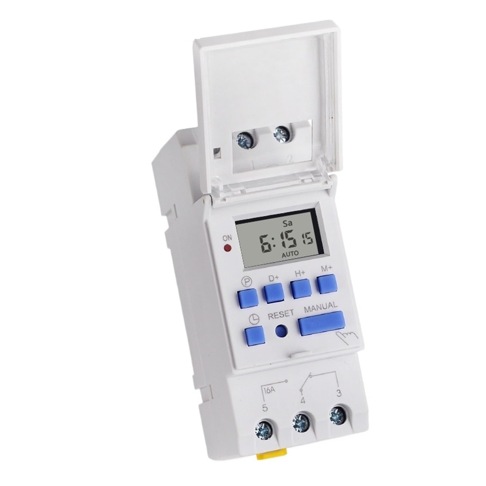 Controlador de tiempo programable TM615-4 DC 12V con ciclo multifuncional de ahorro