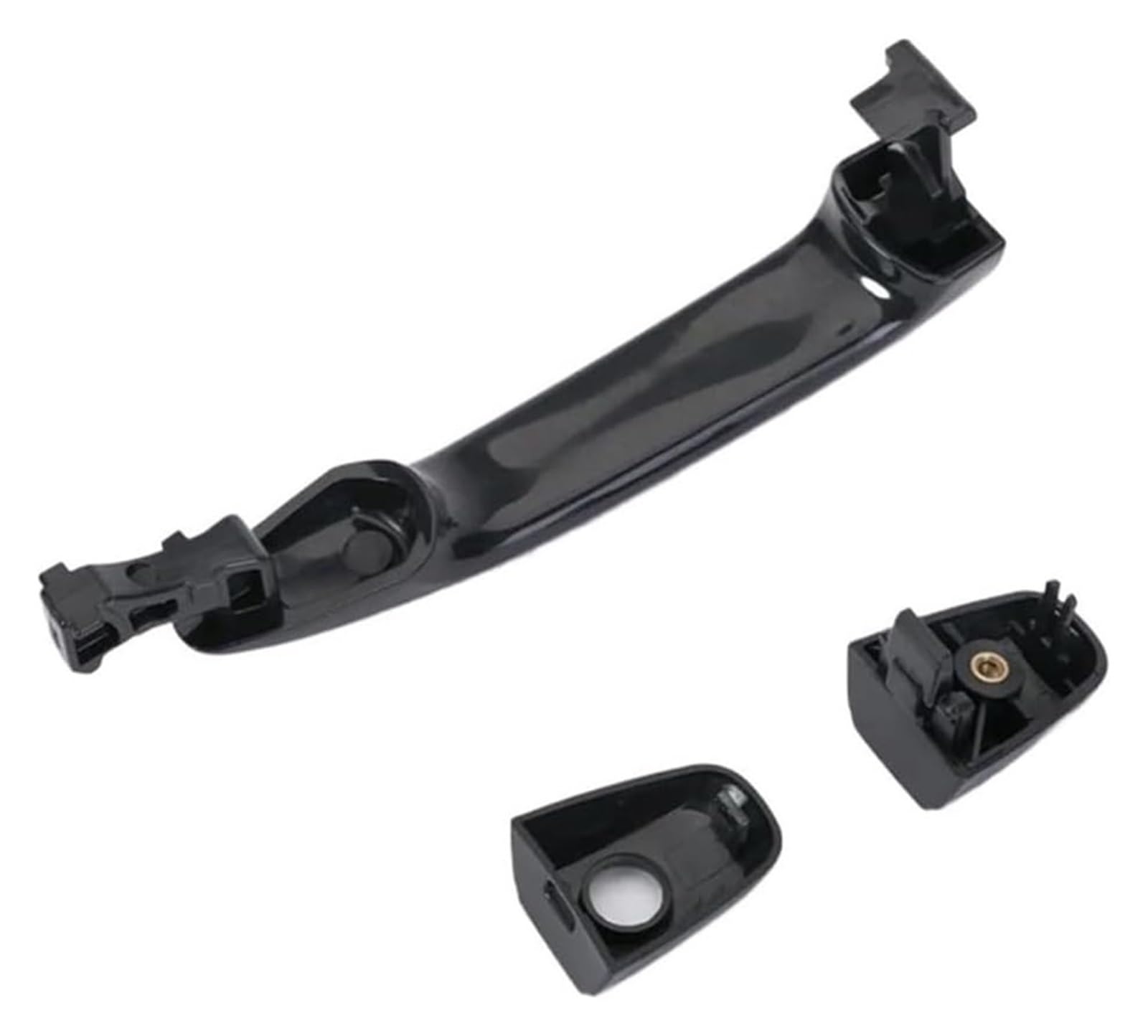 Qwqthgs Black Car Exterior Door Handle Cap For Toyota For Camry 2007 2008 2012 Front Left Right Back And Chrome Exterior Door Handle(,Front Right)