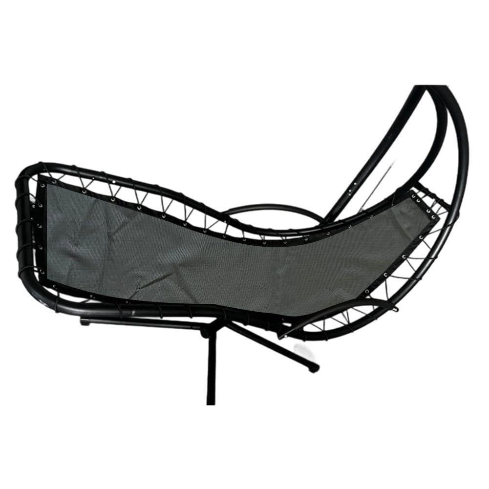 Tissu de rechange en textilène pour balancelle suspendue, 64 x 197 x 23 cm, meuble de terrasse d'extérieur en tissu avec corde, pièce de rechange facile à installer pour porche de jardin