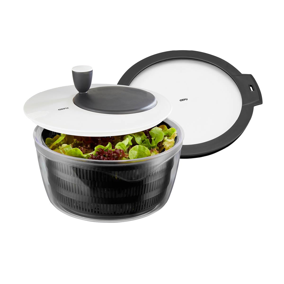 GEFU Essoreuse à Salade ROTARE + Couvercle fraîcheur
