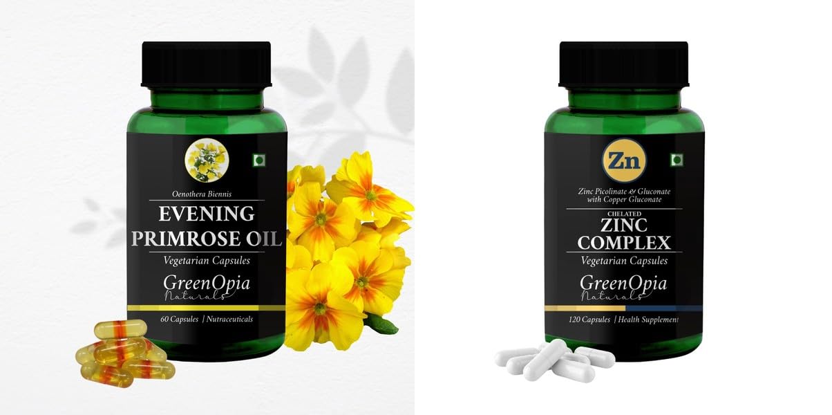 Evening Primrose Oil Zinc Complex Wellness Daily Vitality 60 CAPSULES-image-7
