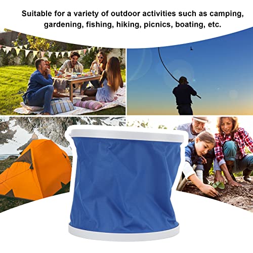 Balde de Pesca, Balde de Pesca Dobrável de Grande Capacidade, Revestimento Multifuncional à Prova d