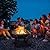 SINGLYFIRE 22 inch Fire Pit for Outside Outdoor Wood Burning Small Bonfire Pit Steel Firepit Bowl for Patio Camping Backyard Deck Picnic Porch,with Spark Screen,Log Grate,Poker