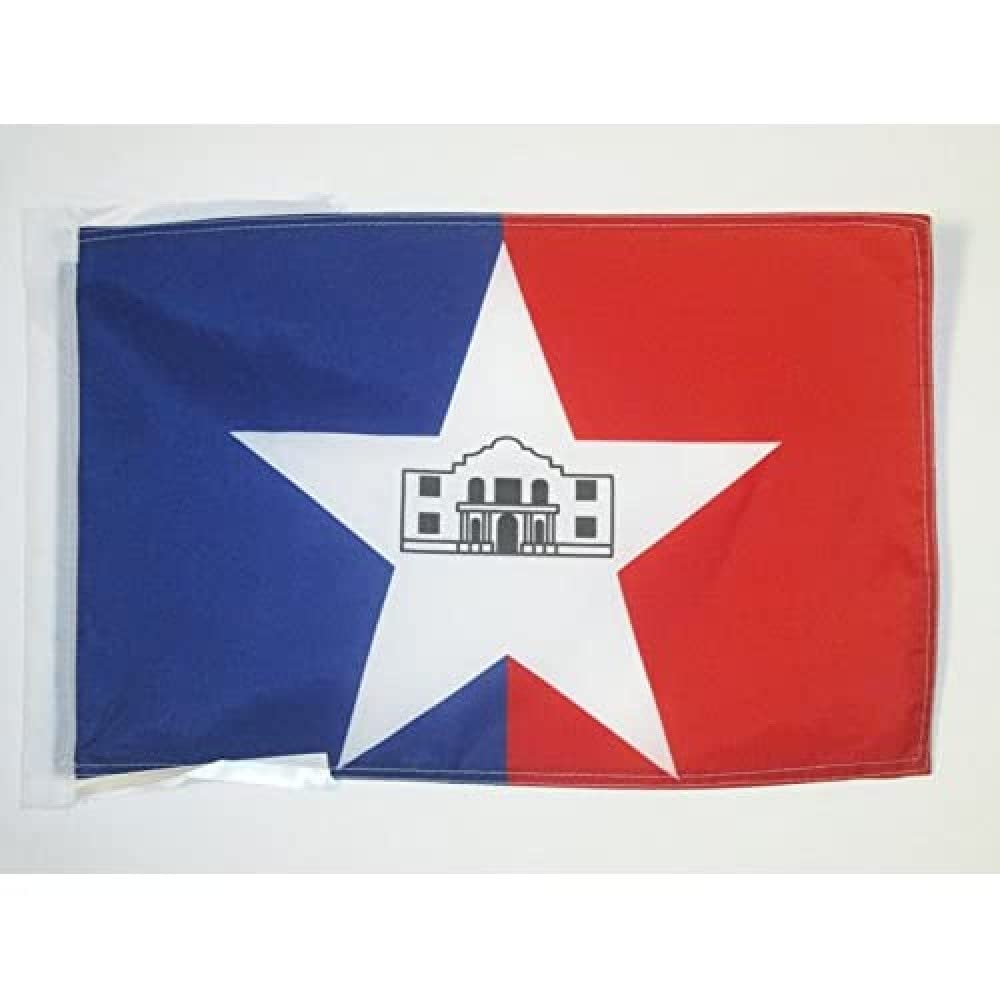 AZ FLAG - Dallas Flag - 18'' x 12'' - 100% Polyester Dallas city - Texas Small Banner with Two Cords - Fade Resistant - Vivid Colors - 18x12 in - 45x30 Cm โ image 1