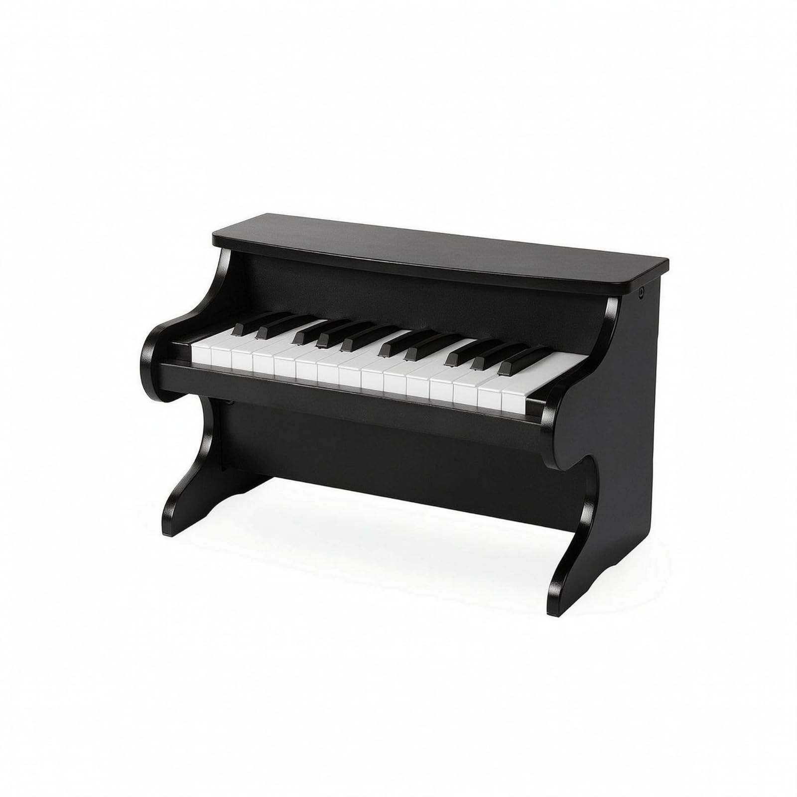 Piano J en Bois Compact | Piano Droit Miniature, pr Crèche, Pits, Noir