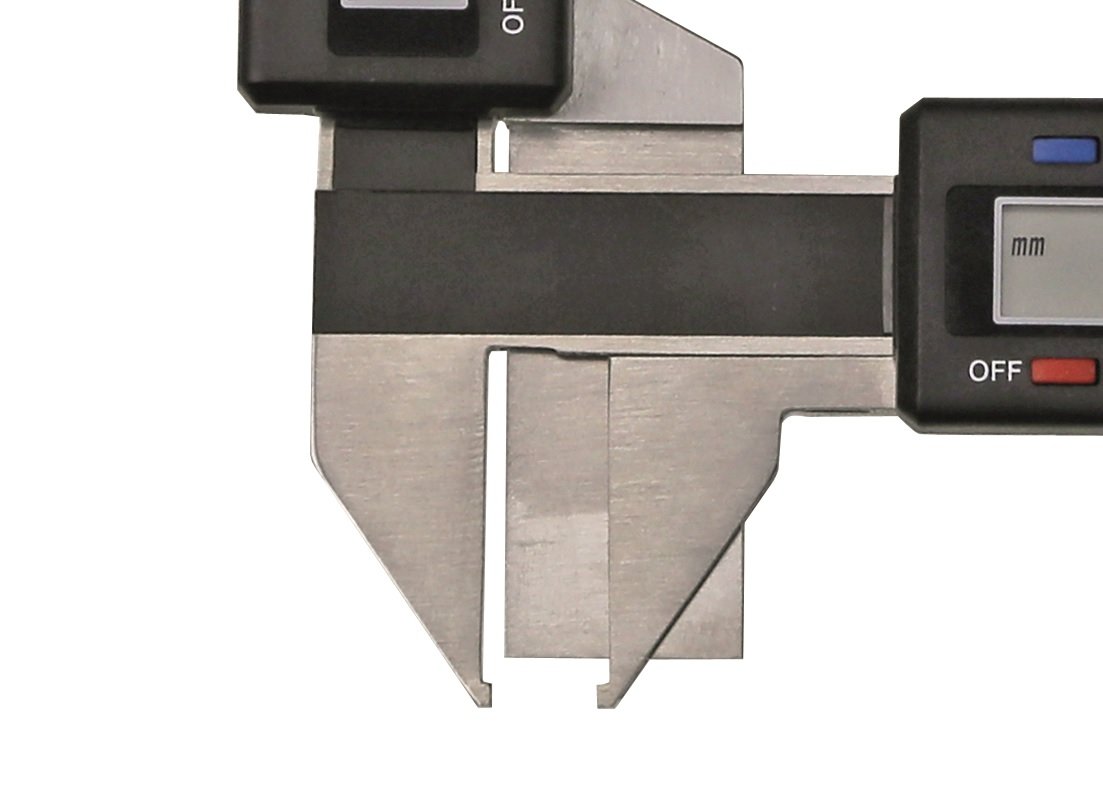 CNC QUALITÄT Digital- Zahnweiten- Messschieber - Messbereich M 2-30 mm