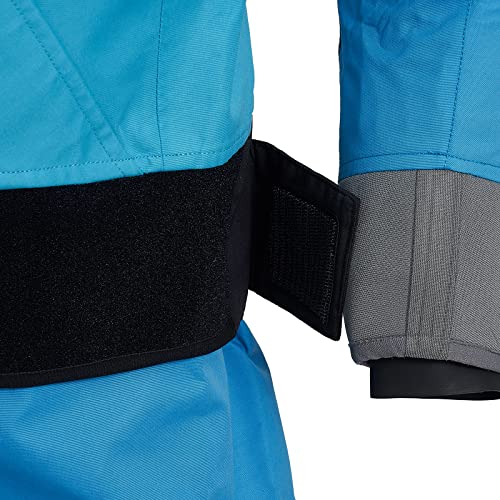 Kayak Drysuit For Women In Cold Water,Waterproof,Front Zip,Blue (Blue, S) #TOP4