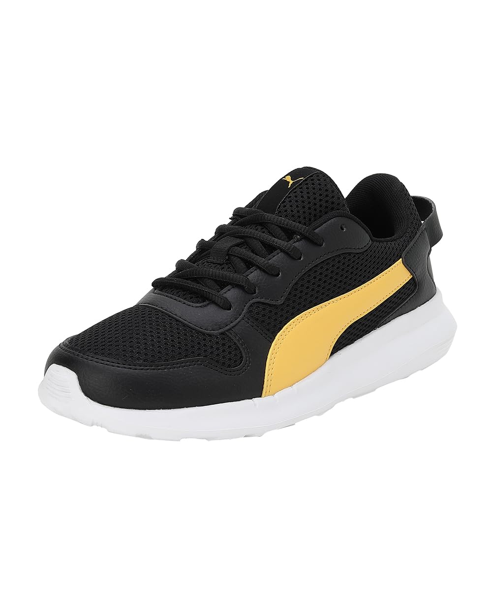 Puma Unisex-Kid Relent JR Black-Mustard Seed-White Sneaker - 3 UK (39180501) (B0C7BTBJMB) Amazon Price History, Amazon Price Tracker