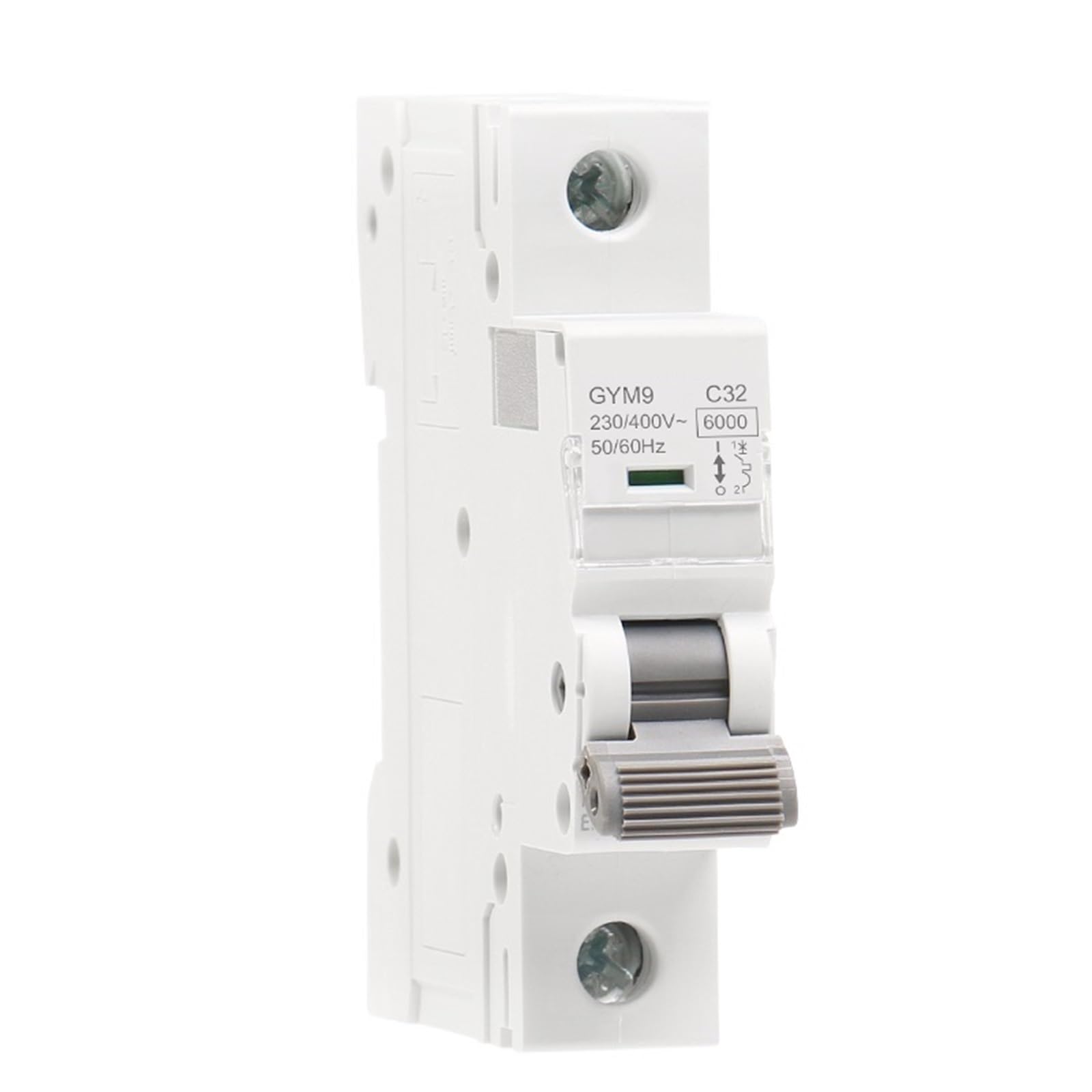 GYM9 1P MCB 6A-63A Din Rail 220V 400V disjoncteur AC Type 6KA capacité de coupure courbe C 1 pièces(20A)